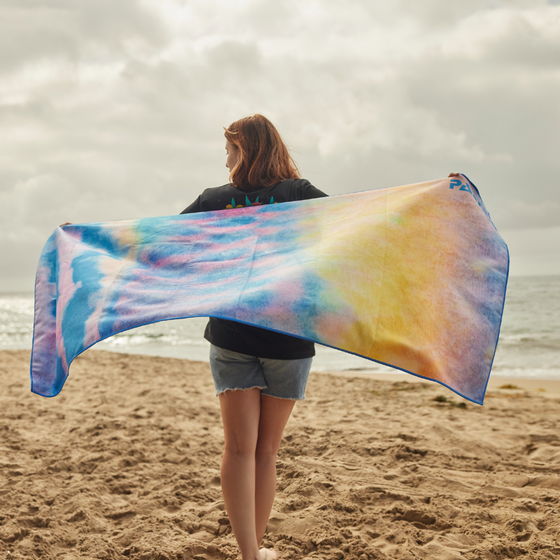 PADI Parrotfish Recycled Plastic Travel Towel
