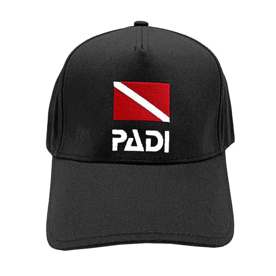 Recycled Plastic, PADI Dive Flag Hat – Black