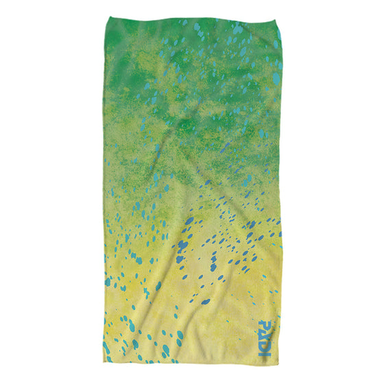 PADI Dorado (Mahi Mahi) Recycled Plastic Travel Towel